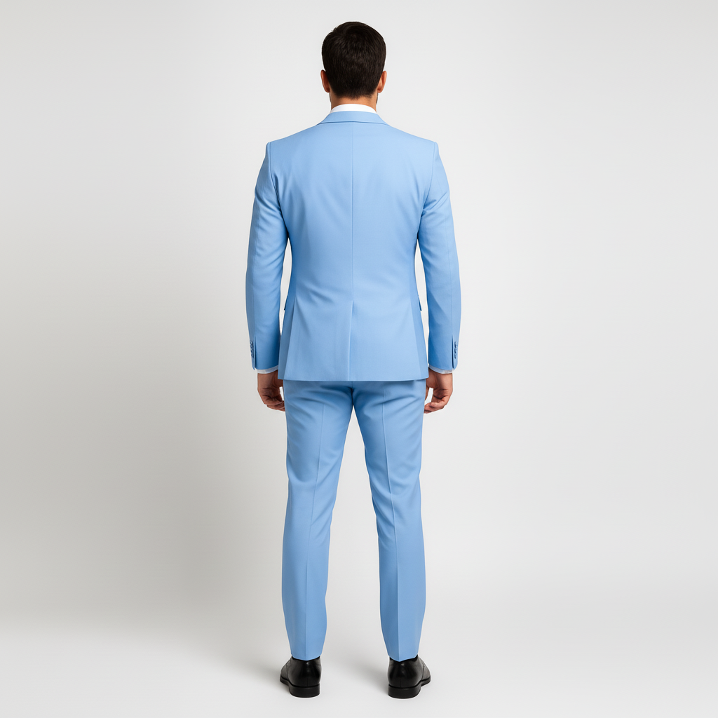 Men's 3-Piece Suit with Waistcoat - Jacket, Vest & Trousers
