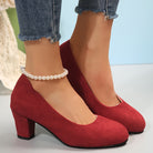 Women's Orthopaedic Heels Wide Toe Box Cushioned Insole