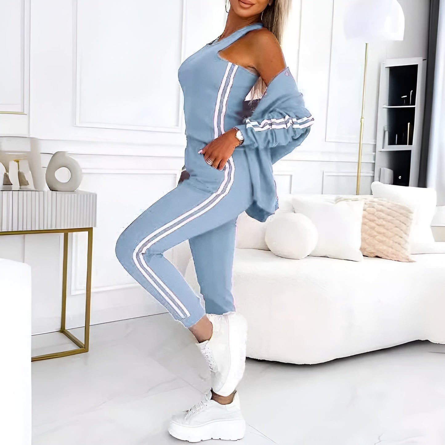 Gina | 3-delig Baseball Set voor Dames – Stijlvolle en Comfortabele Outfit voor Dit Voorjaar