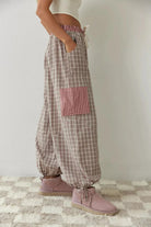 Women's Loungewear Pyjama Set with Button Top and Drawstring Trousers