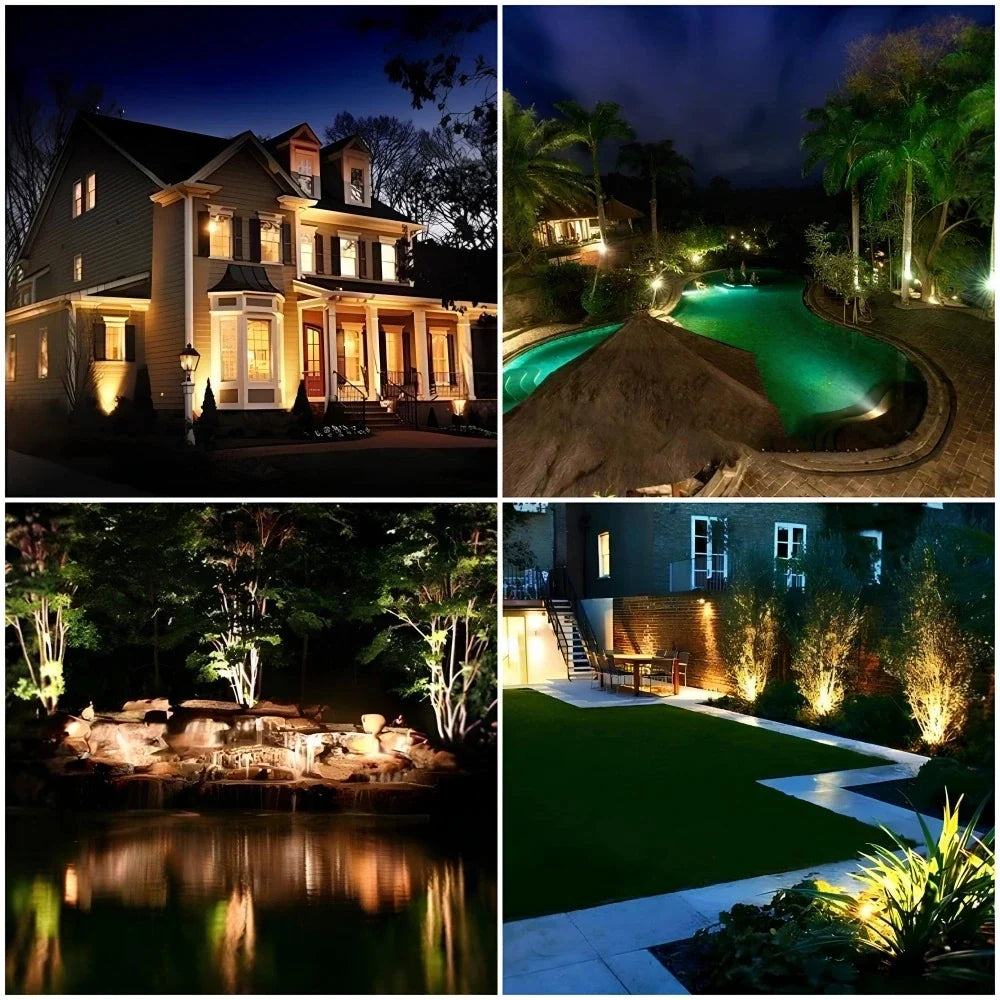 Solar Powered Garden Spotlights – Waterproof Outdoor Lights