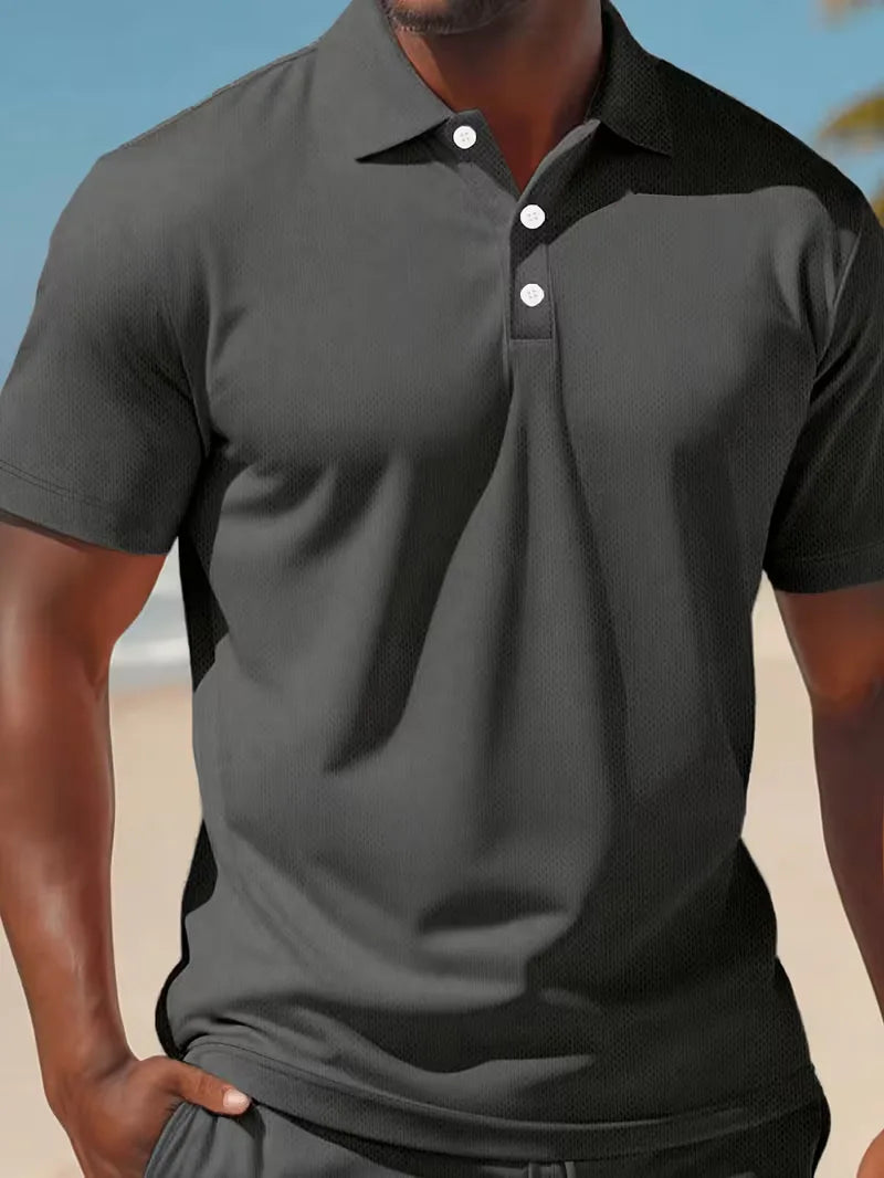 Men's Polo Shirt and Shorts Summer Set
