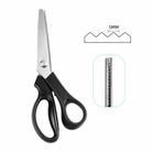 Spring-Assisted Zigzag Pinking Shears – Hardened Steel Fabric Scissors