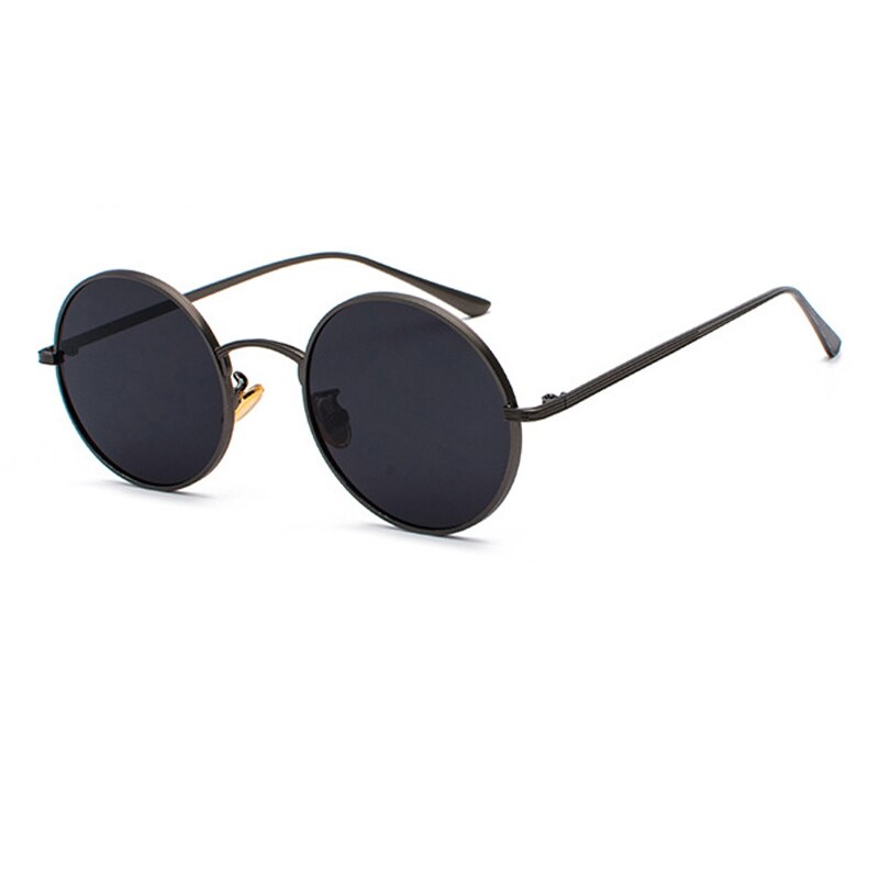 Unisex Round Sunglasses Retro Thin Frame Summer Eyewear