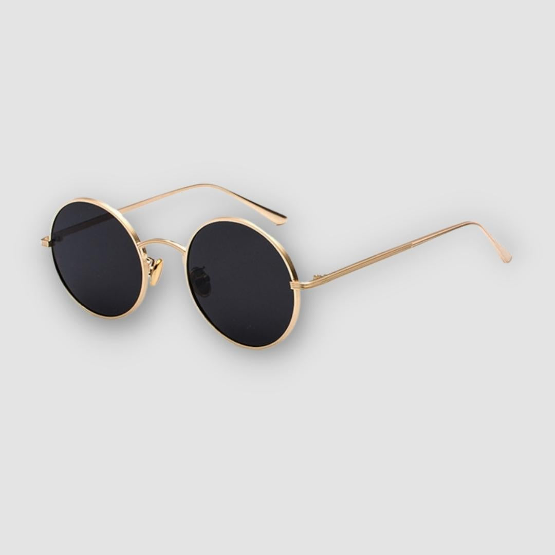 Unisex Round Sunglasses Retro Thin Frame Summer Eyewear