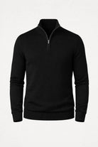 Men's Jumper Slim Fit Half-Zip Long Sleeve Pullover