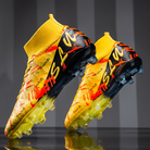 Men's Football Boots High-Top Wide Fit with Long Studs