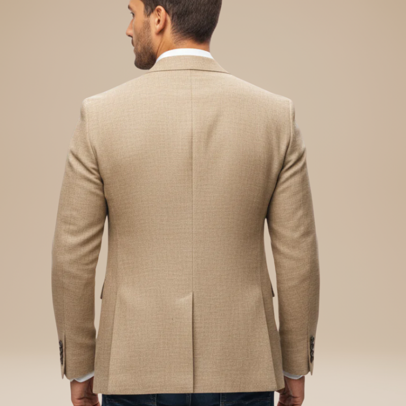 Men's Blazer Slim Fit with Button Closure - Spring/Summer Jacket