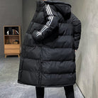 Men's Long Parka Jacket - Windproof Hooded Winter Coat