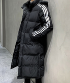 Men's Long Parka Jacket - Windproof Hooded Winter Coat