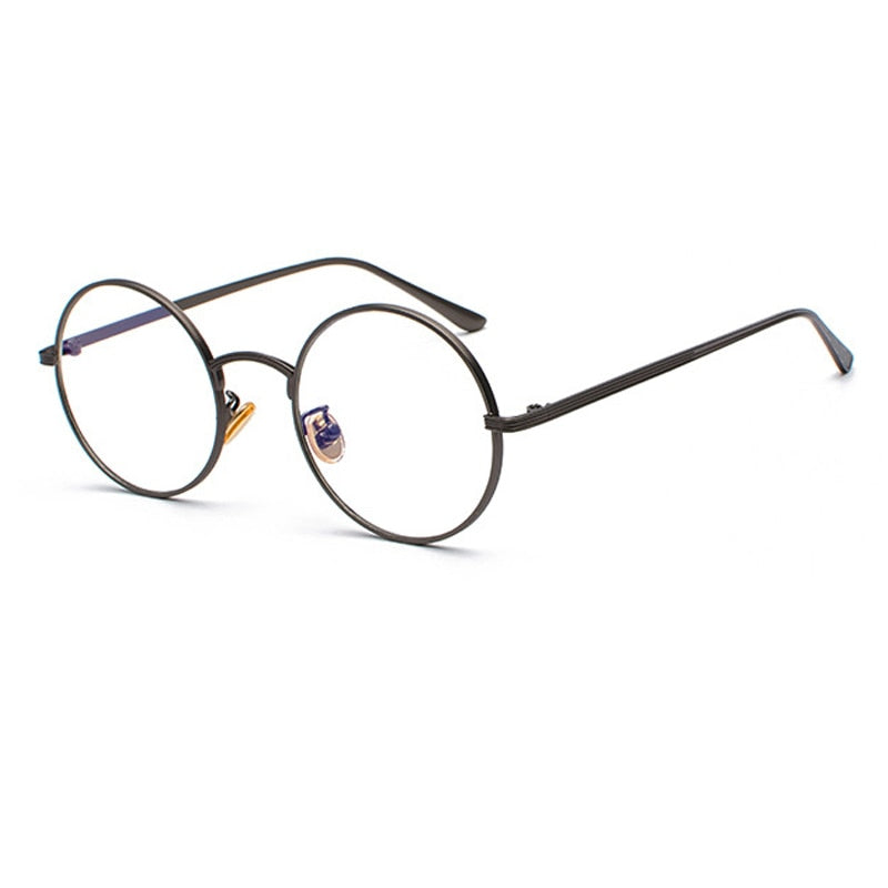 Unisex Round Sunglasses Retro Thin Frame Summer Eyewear