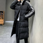 Men's Long Parka Jacket - Windproof Hooded Winter Coat