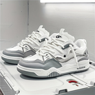 Men's Lightweight Sneakers with Lace-Up Closure and Contrast Details