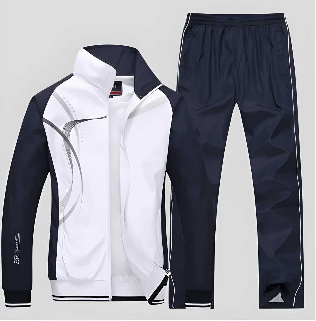 Men's Tracksuit Two-Piece Set – Zip Jacket & Joggers