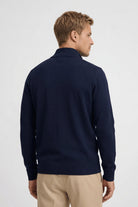 Men's Jumper Slim Fit Half-Zip Long Sleeve Pullover