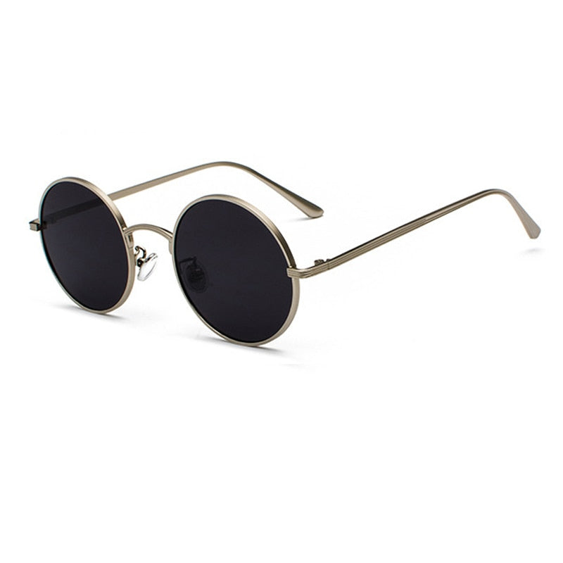 Unisex Round Sunglasses Retro Thin Frame Summer Eyewear