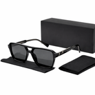Men's Oversized Retro Sunglasses with Wide Frame
