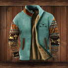 Men's Winter Jacket Vintage Design – Warm Lined Zip-Up