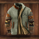 Men's Winter Jacket Vintage Design – Warm Lined Zip-Up