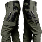 Men's Cargo Work Pants - Water-Repellent Outdoor Trousers