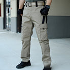 Men's Cargo Work Pants - Water-Repellent Outdoor Trousers