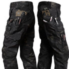 Men's Cargo Work Pants - Water-Repellent Outdoor Trousers