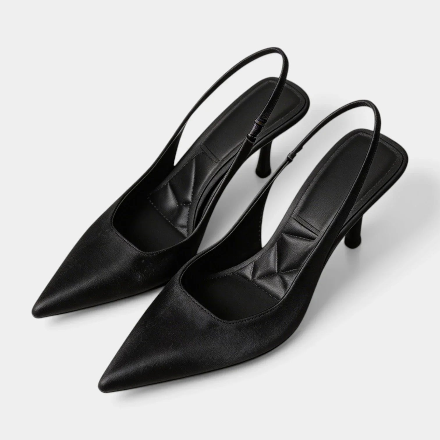 Women's Pointed-Toe Slingback Heels with Slim Stiletto Heel