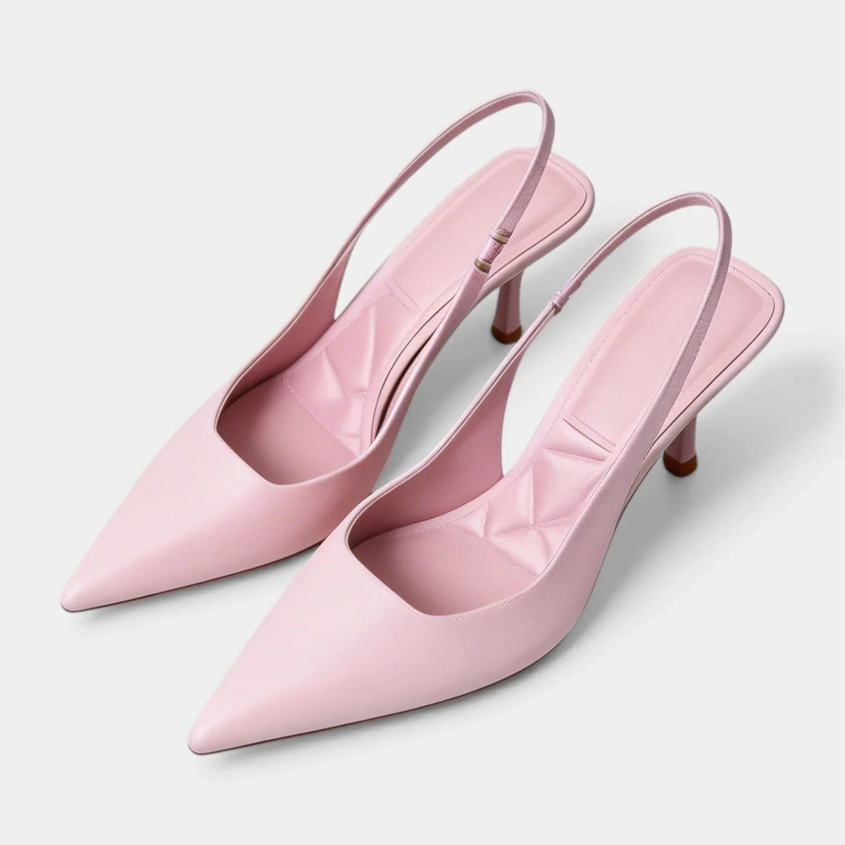 Women's Pointed-Toe Slingback Heels with Slim Stiletto Heel