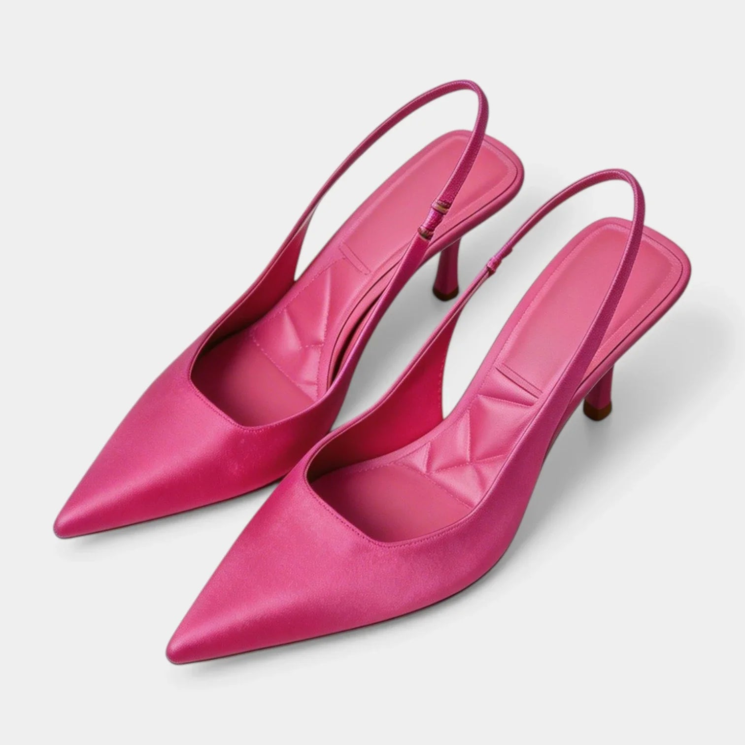 Women's Pointed-Toe Slingback Heels with Slim Stiletto Heel