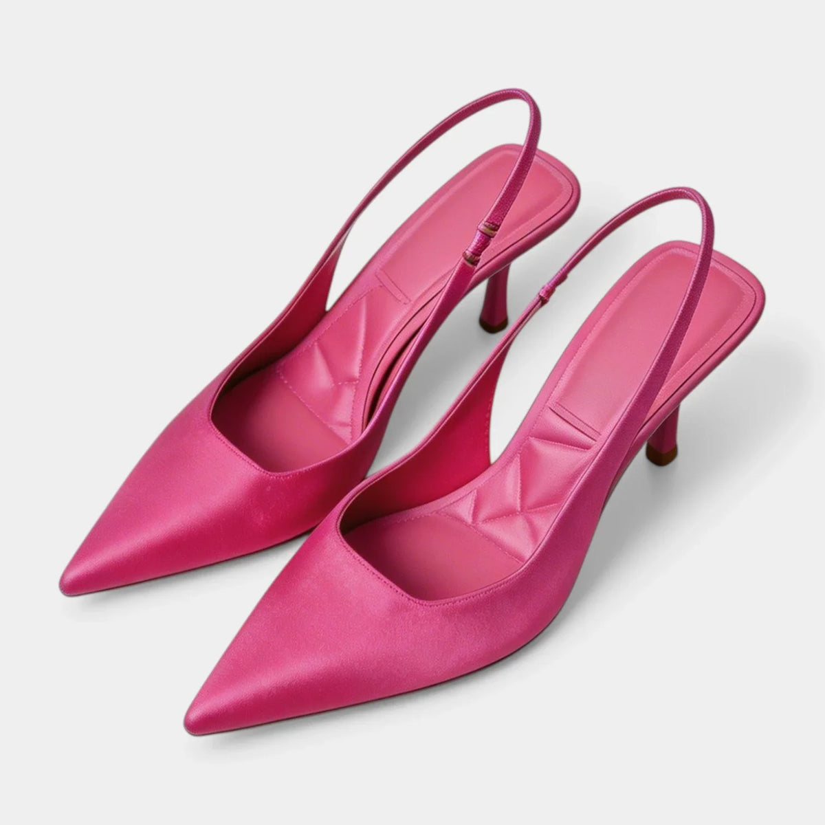 Women's Pointed-Toe Slingback Heels with Slim Stiletto Heel
