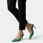 Women's Pointed-Toe Slingback Heels with Slim Stiletto Heel
