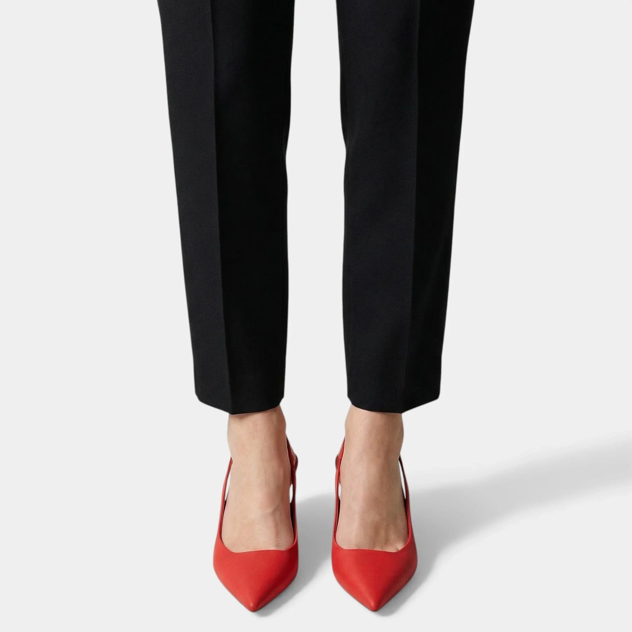 Women's Pointed-Toe Slingback Heels with Slim Stiletto Heel