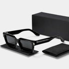 Men's Square Sunglasses with Gradient Lenses - Modern Frame