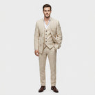 Ladies Trouser Suit Three-Piece Double-Breasted Blazer Set