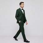 Men's 3-Piece Suit - Single-Breasted Blazer with Waistcoat