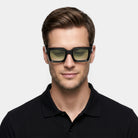 Men's Square Sunglasses with Gradient Lenses - Modern Frame