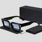 Men's Square Sunglasses with Gradient Lenses - Modern Frame