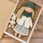Handmade Waldorf Doll - Personalized Imaginative Play Toy for Kids 3+
