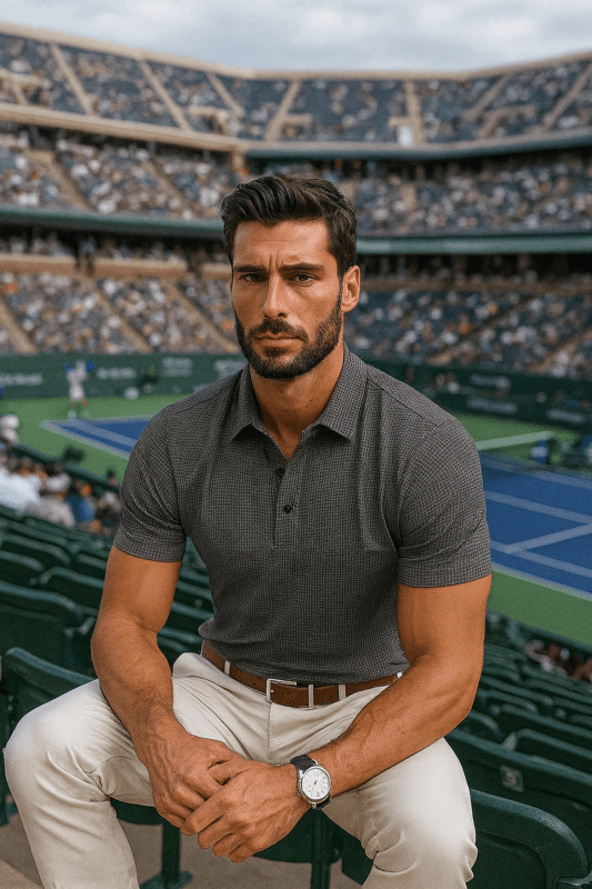 Men's Slim Fit Polo Shirt – Short Sleeve Casual Top