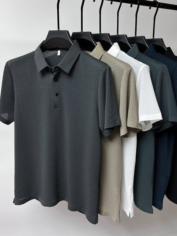 Men's Slim Fit Polo Shirt – Short Sleeve Casual Top