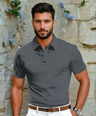Men's Slim Fit Polo Shirt – Short Sleeve Casual Top
