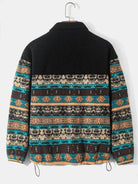 Heren Teddy Fleece Zip Jacket - Relaxed Fit Warm Casual