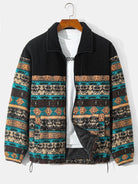 Heren Teddy Fleece Zip Jacket in zwart, Relaxed Fit Warm Casual