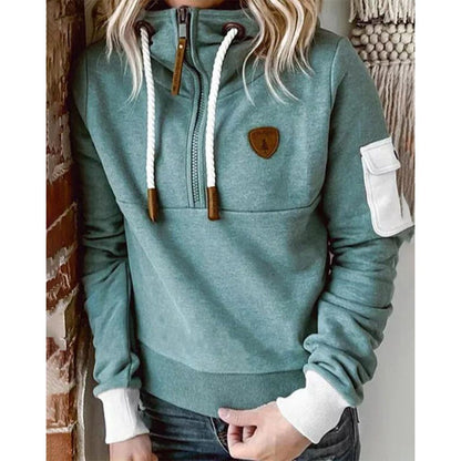 Dames Gebreide Hoodie – Comfortabel, Casual voor Thuis en Vrije Tijd