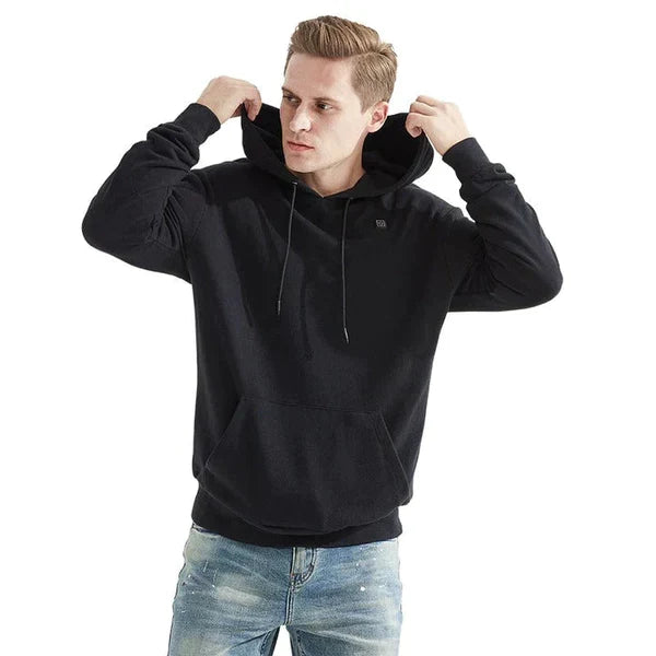 Unisex Heated Hoodie - USB Rechargeable with Adjustable Warmth