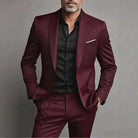 Men's Slim Fit Suits - Tailored Jacket & Trousers Set