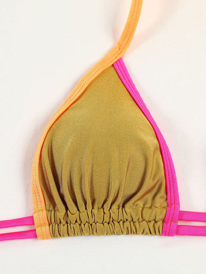 Dalina | Dames Badpak – Stijlvol Gesplitst Strapless Badpak met Print en Comfortabele Pasvorm