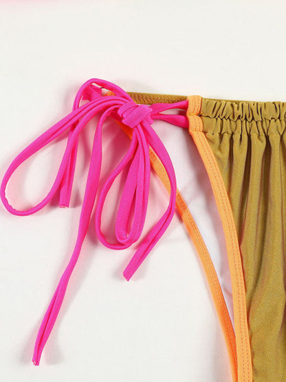 Dalina | Dames Badpak – Stijlvol Gesplitst Strapless Badpak met Print en Comfortabele Pasvorm