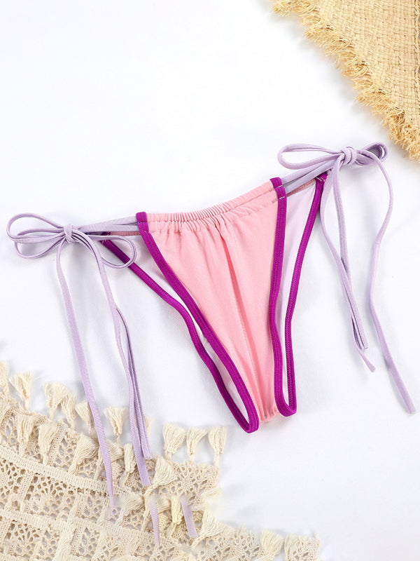 Dalina | Dames Badpak – Stijlvol Gesplitst Strapless Badpak met Print en Comfortabele Pasvorm