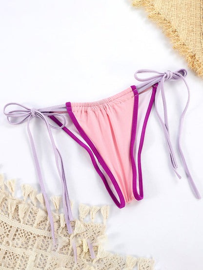 Dalina | Dames Badpak – Stijlvol Gesplitst Strapless Badpak met Print en Comfortabele Pasvorm